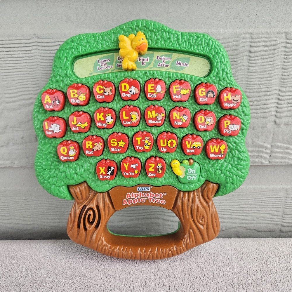  VTech Alphabet Apple Tree Educational Learning ABC Toy Preschool Letters